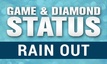 Game and Field Status: Rain Out